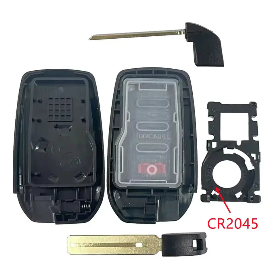 Car Smart Remote Key Shell Replacement For Toyota Corolla Cross 2022-2024 3/4/5/6 Buttons With Logo by InterCyprus Trading Ltd