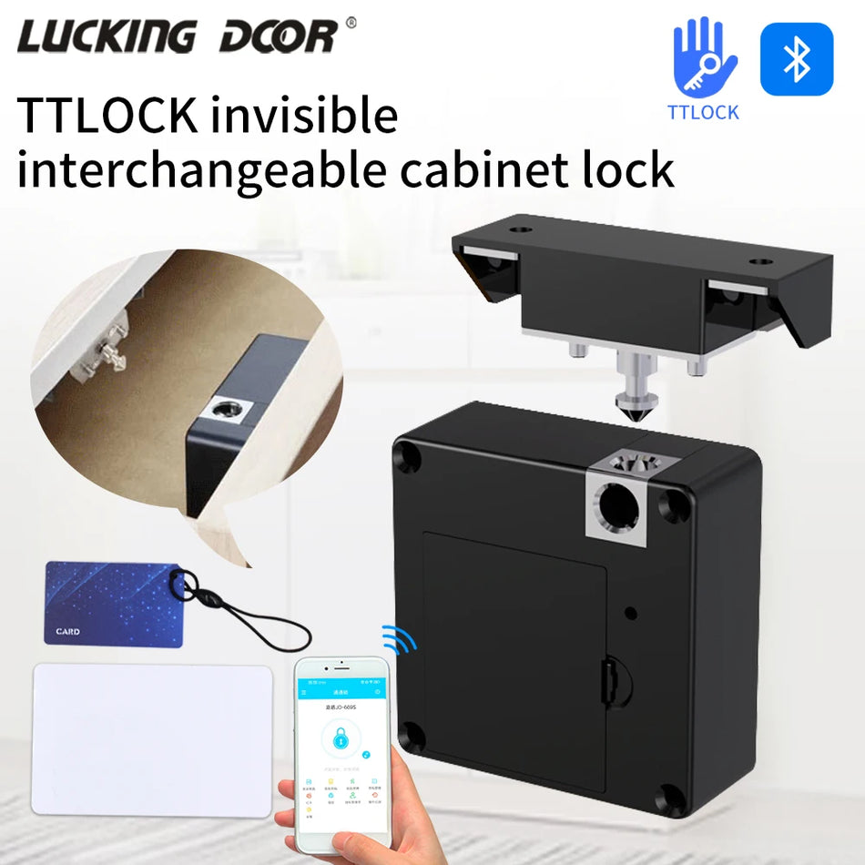 GS311-TTLOCK &ndash; NFC Card App Unlock And Keyless Cabinet Lock