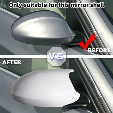 1 Pair White Replacement Rearview Side Mirror Covers Cap for BMW E90 E91 E92 E93 E81 E87 E82 E88 3 1 Series M Accessories by InterCyprus Trading Ltd
