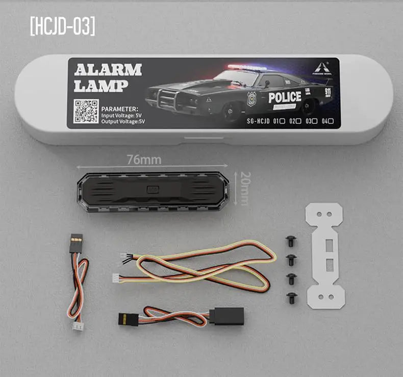 RC Car Roof Lamp 7 Colors LED Light Bar &ndash; 12 Modes HCJD-03