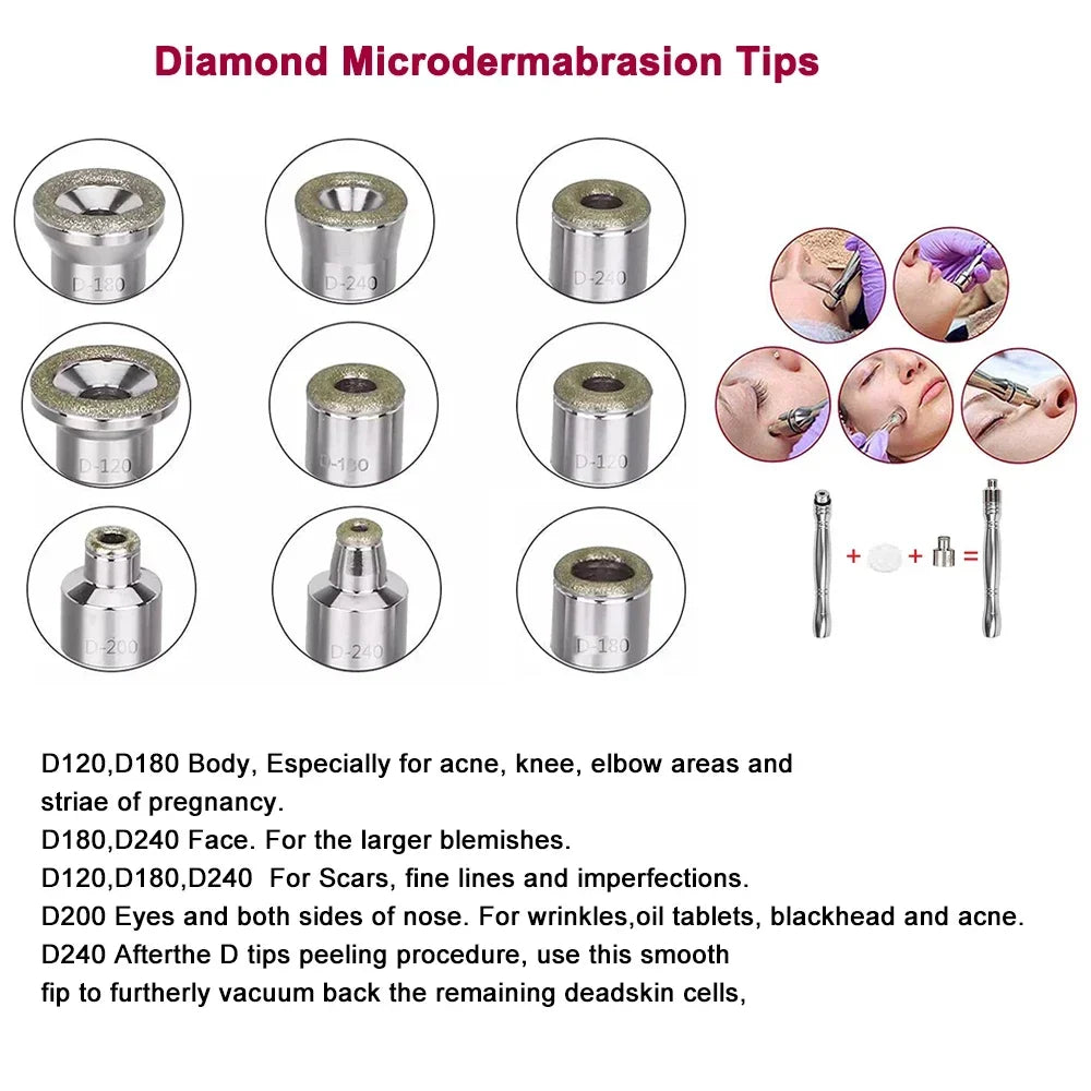 VL-MH182 - 3 In 1 Diamond Microdermabrasion Device