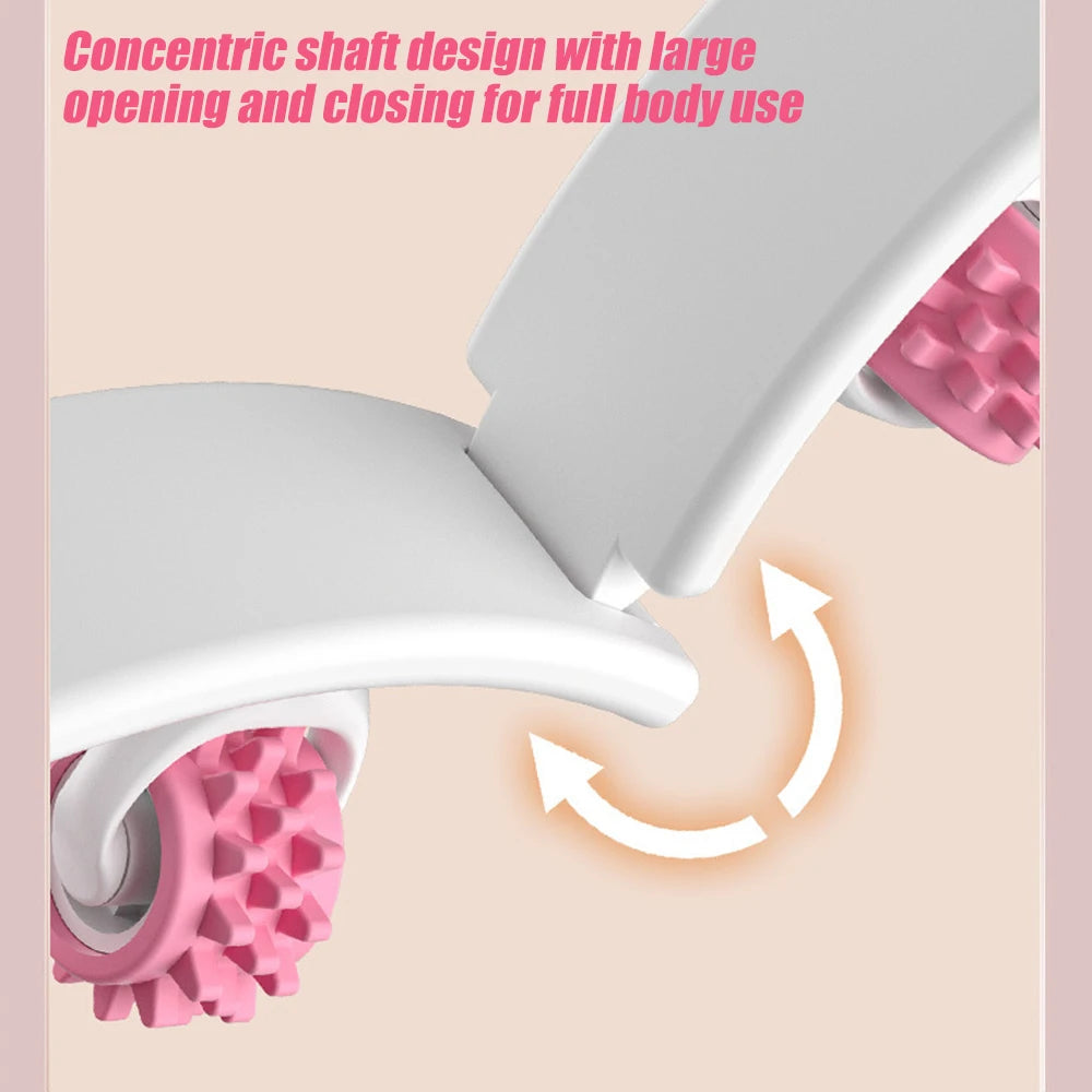 Portable 3D Round Massager Roller for Body Relaxation and Cellulite Treatment