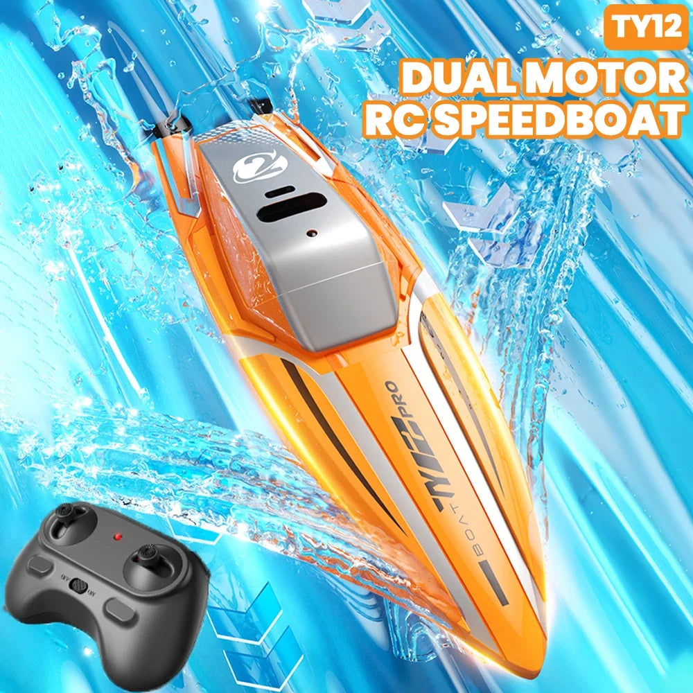 Mini Rc Boats High Speed 360 Degree Flip Electronic Remote Control ...