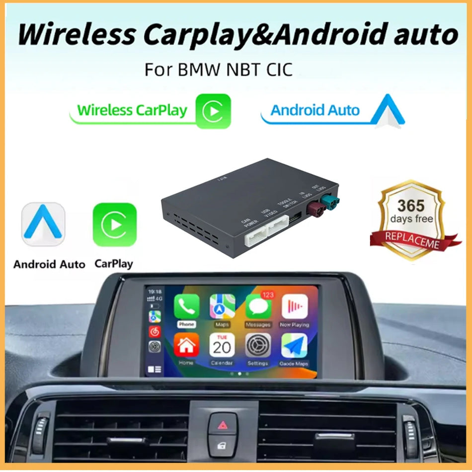 BMW CIC NBT CarPlay Sem Fios para Série 1-7, X1 X3 X4 X5 X6 MINI