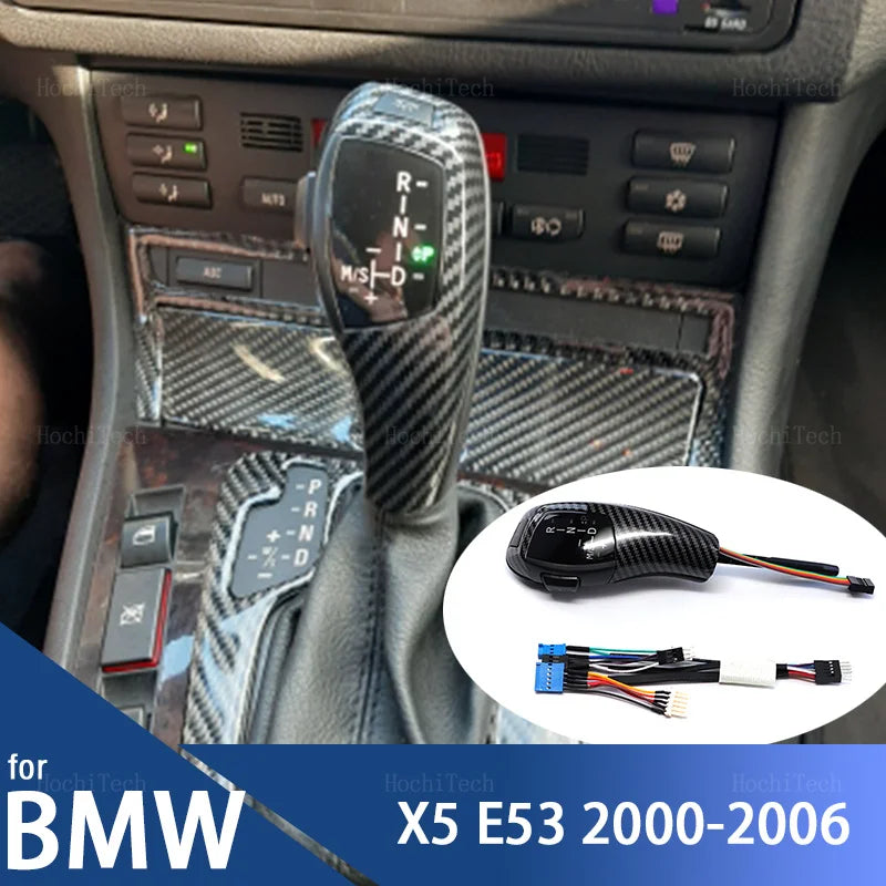 LED ABS Κουμπί Ταχυτήτων Για BMW X5 E53 3.0i 4.4i 3.0d Αυτόματο