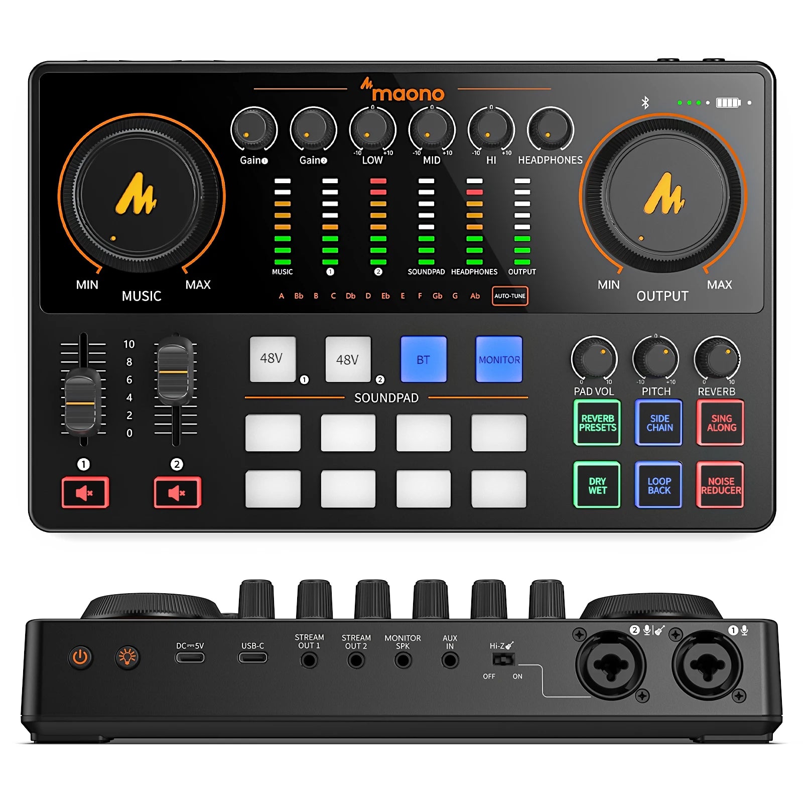 MaonoCaster AME2 Gen2 Audio Interface Mixer with Dual XLR Input