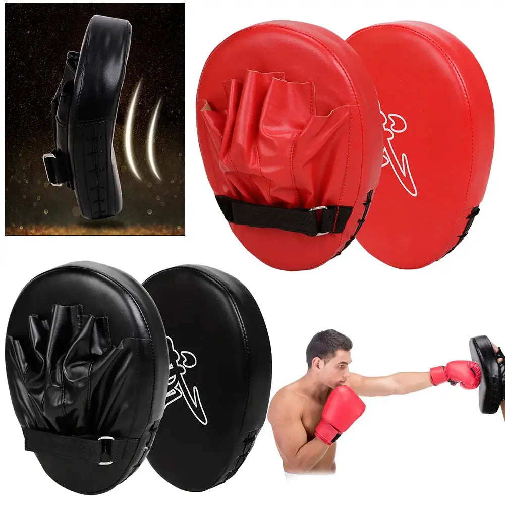 PU Leather 5 Finger Boxing Hand Target Mitts for Kickboxing
