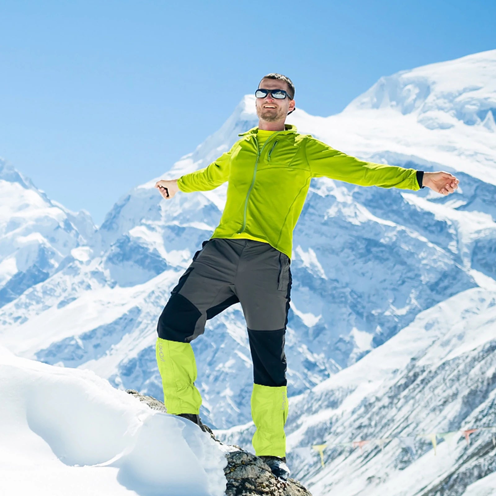 Water Resistant Leg Gaiters &ndash; Zippered Closure For Easy Fit