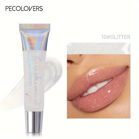 Glitter Lip Gloss - Moisturizing Fruit Lip Oil for Full, Luscious Lips 10