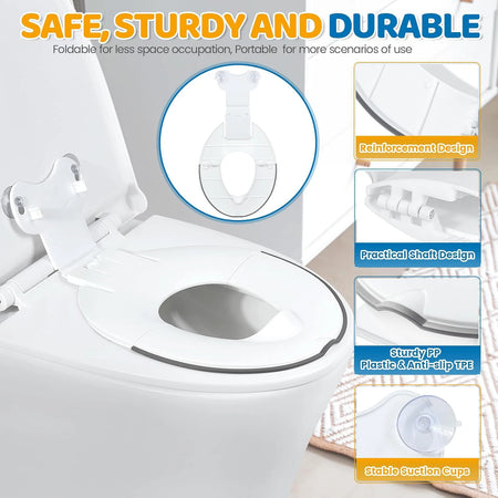 Foldable Toddler Toilet Seat &ndash; Portable Urine Barrier