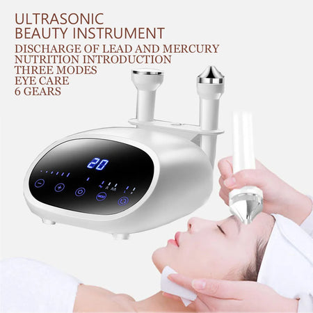 Three-In-One Ultrasonic Facial Massager &ndash; Deep Cleansing