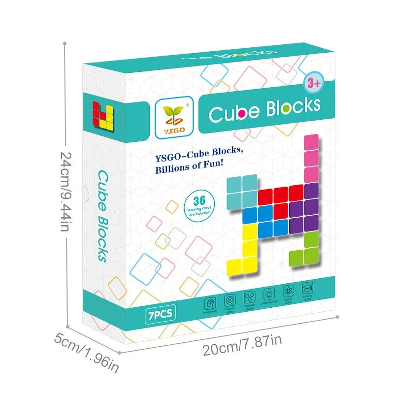 DIY Cube Puzzle Building Blocks &ndash; Color Changing Blocks