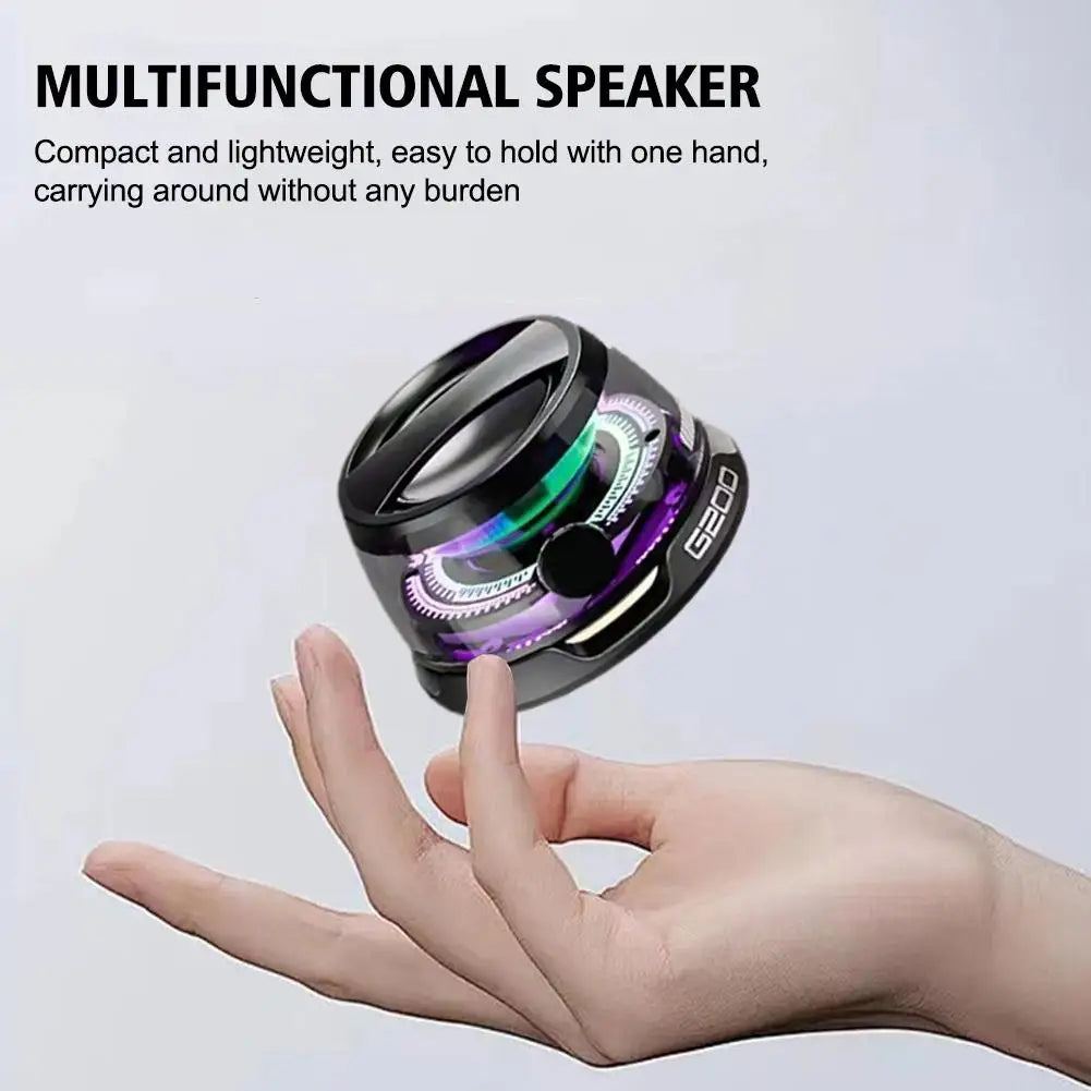 HECATE G200 Mini Portable Bluetooth Speaker with RGB and Magnetic Design