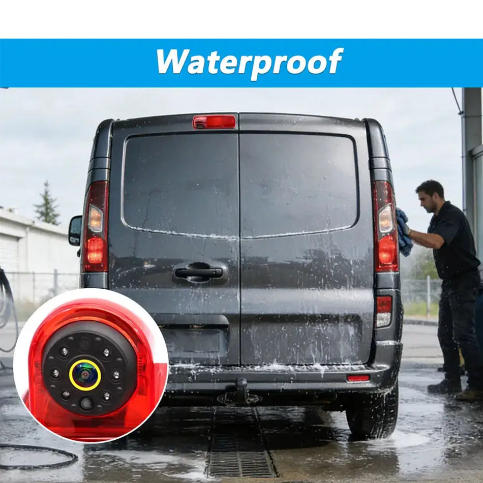 AHD 1080P Third Brake Light Reverse Camera For Renault Trafic Vauxhall Vivaro Nissan Primastar Van Adjustable Lens IR Night Visi by InterCyprus Trading Ltd