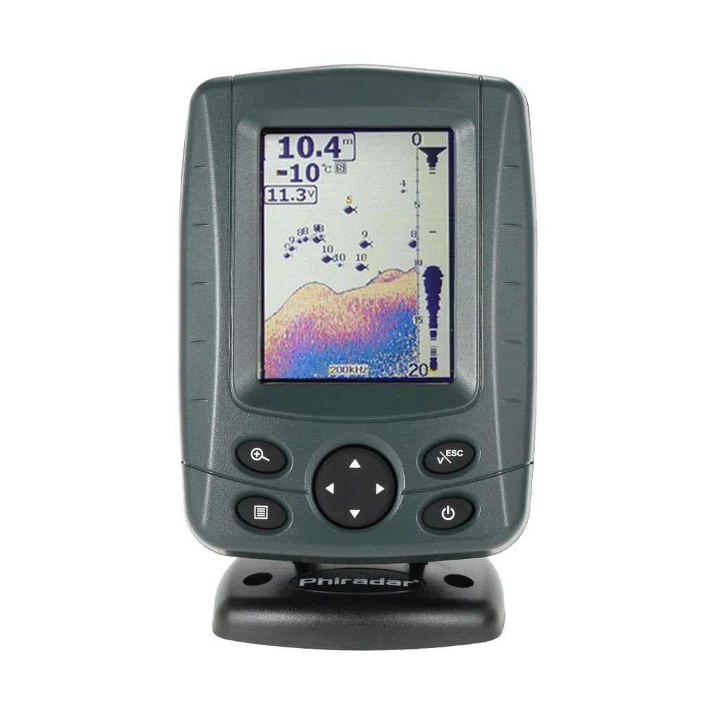 Portable 3.5" LCD Fish Finder with Sonar Sensor and Depth Locator for Outdoor Fishing FF668C