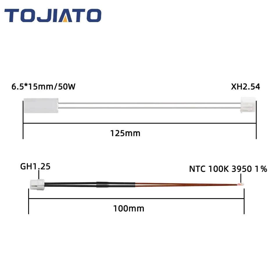 Keramisk patrontermistor för Bambu Lab P1P X1C 24V