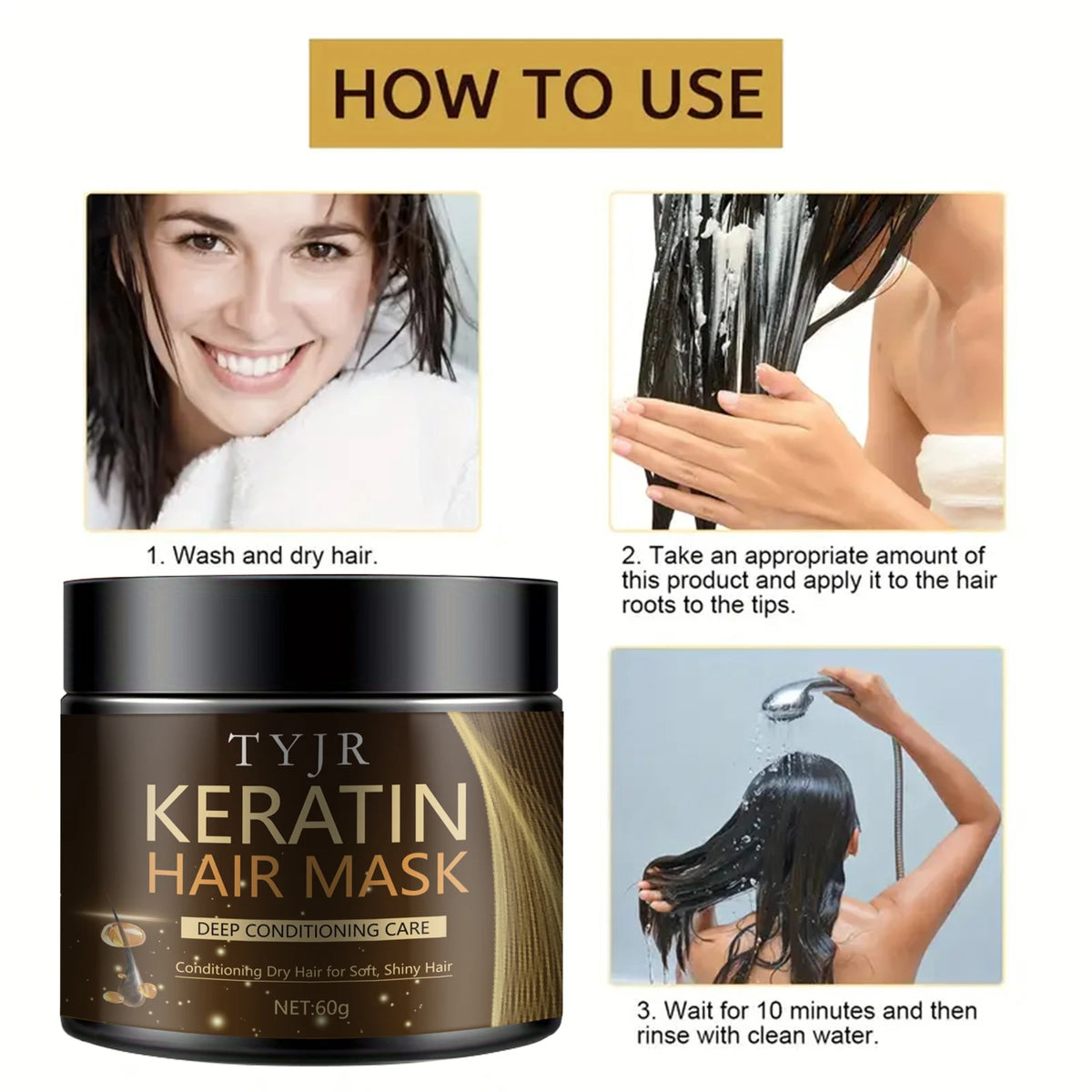 Keratin Hair Mask &ndash; Deep Repair for All Hair Types