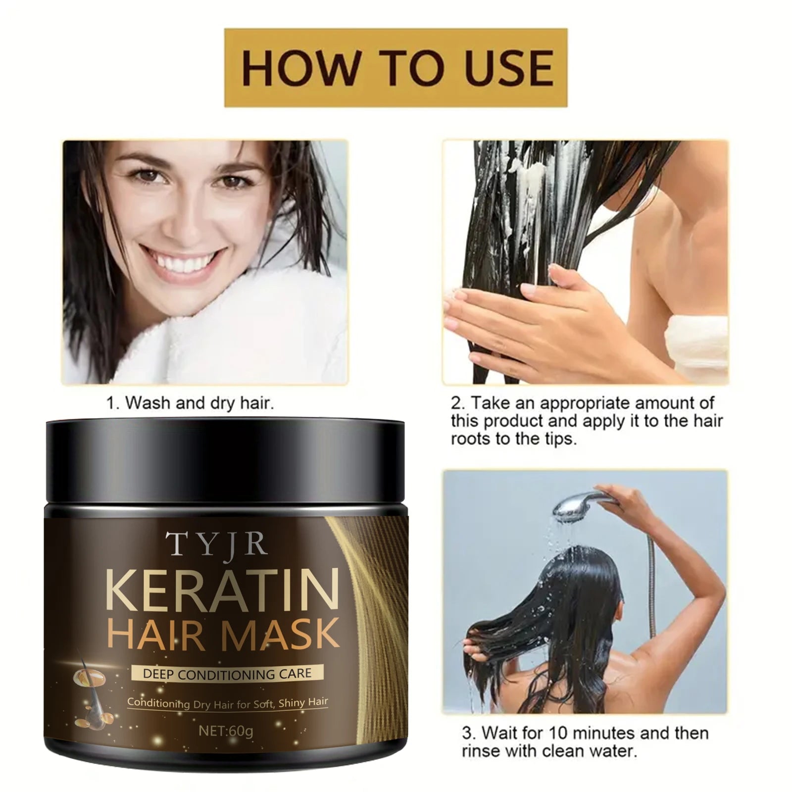 Keratin Hair Mask &ndash; Deep Repair for All Hair Types