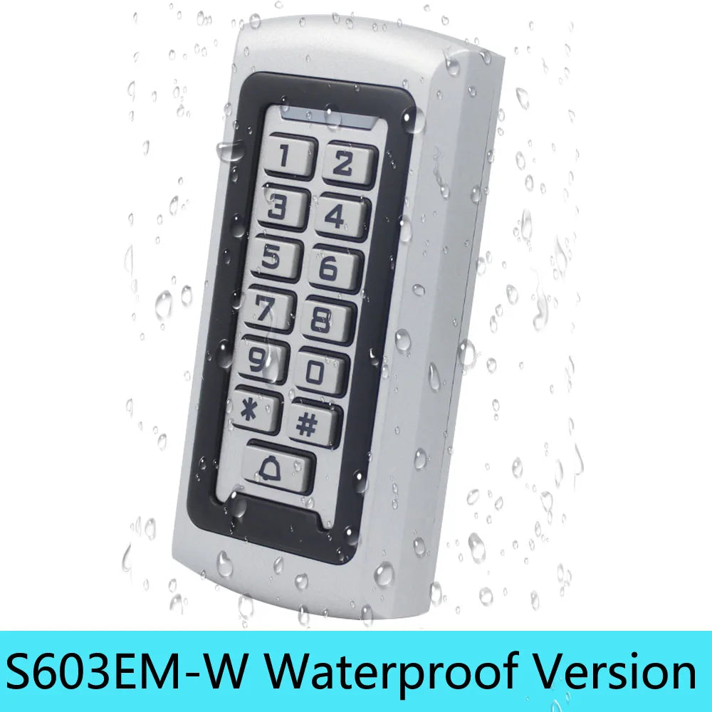S603 Metal RFID Access Control Keypad &ndash; 1500 User Capacity S603EM-W waterproof