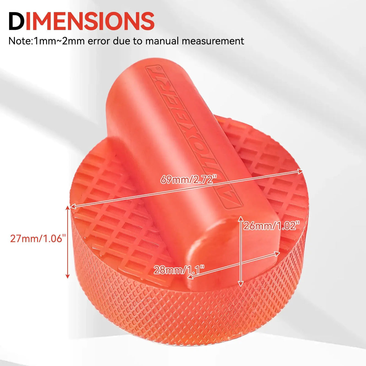 For Audi A6 Quattro A7 R8 RS6 RS7 S6 S7 TT Polyethylene Car Jack Pad Protector Adapter Jacking Tool Pinch Weld Side Lifting Disk by InterCyprus Trading Ltd