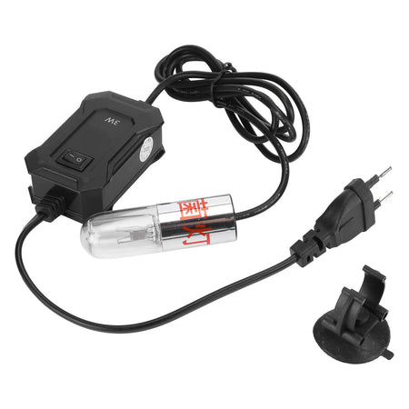 Aquarium UV Light Fish Pond Cleaning Lamp &ndash; Algae Control black