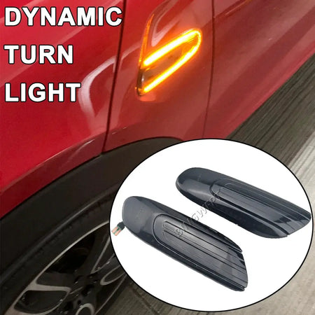 For BMW Mini Cooper F55 F56 F57 2014-2017 LED Dynamic Side Marker Turn Signal Indicator Repeater Light Sequential Blinker Lamp by InterCyprus Trading Ltd