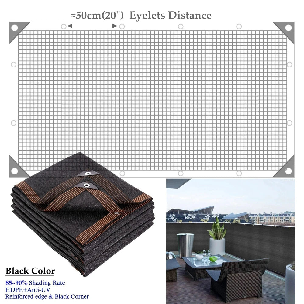 Customisable Balcony Privacy Screen &amp; Sunshade Net