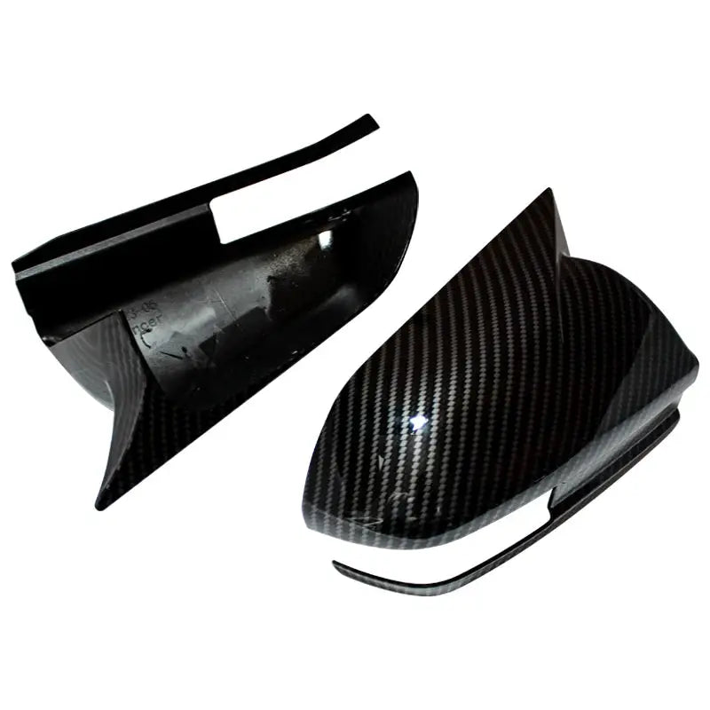 Pair Wing Side View Mirror Caps Rearview Mirror Cover For Mitsubishi Lancer 2012-2015 Mirror Caps by InterCyprus Trading Ltd