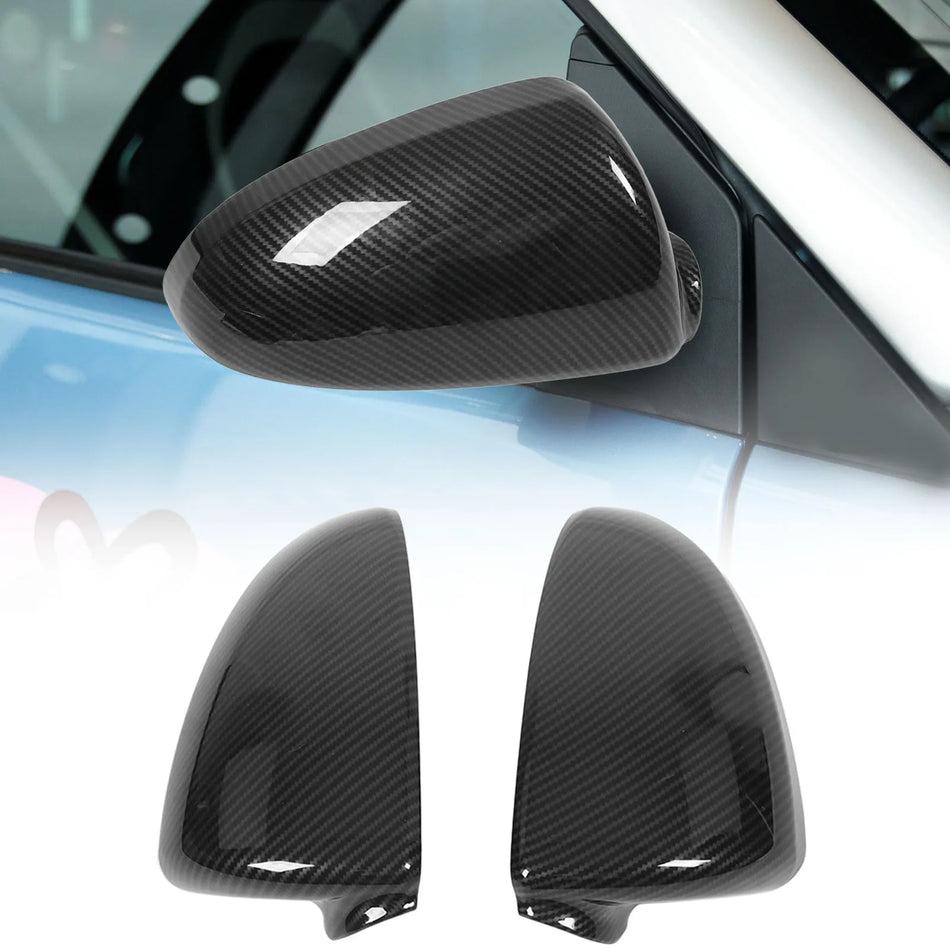 Smart Fortwo W451 Exterior Mirror Housing, Carbon Fiber Style Replacement Cover