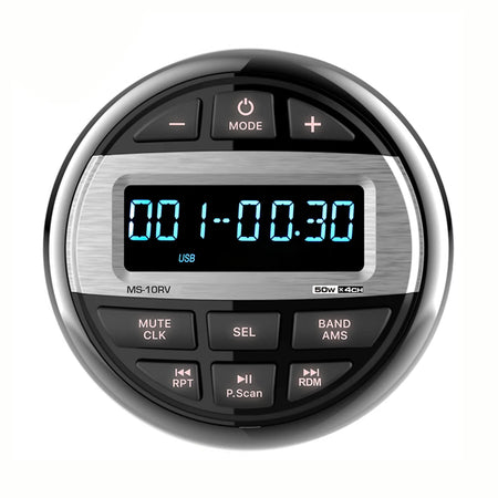 AKAMATE MS-10RV &ndash; Waterproof Bluetooth Marine MP3 Radio radio