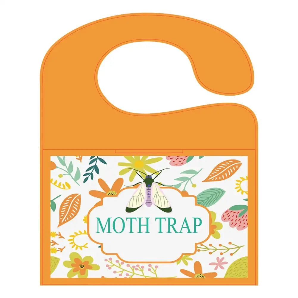 5Pcs Moth Pheromone Traps For Closet Pantry Kitchen Clothes Orange Leaf