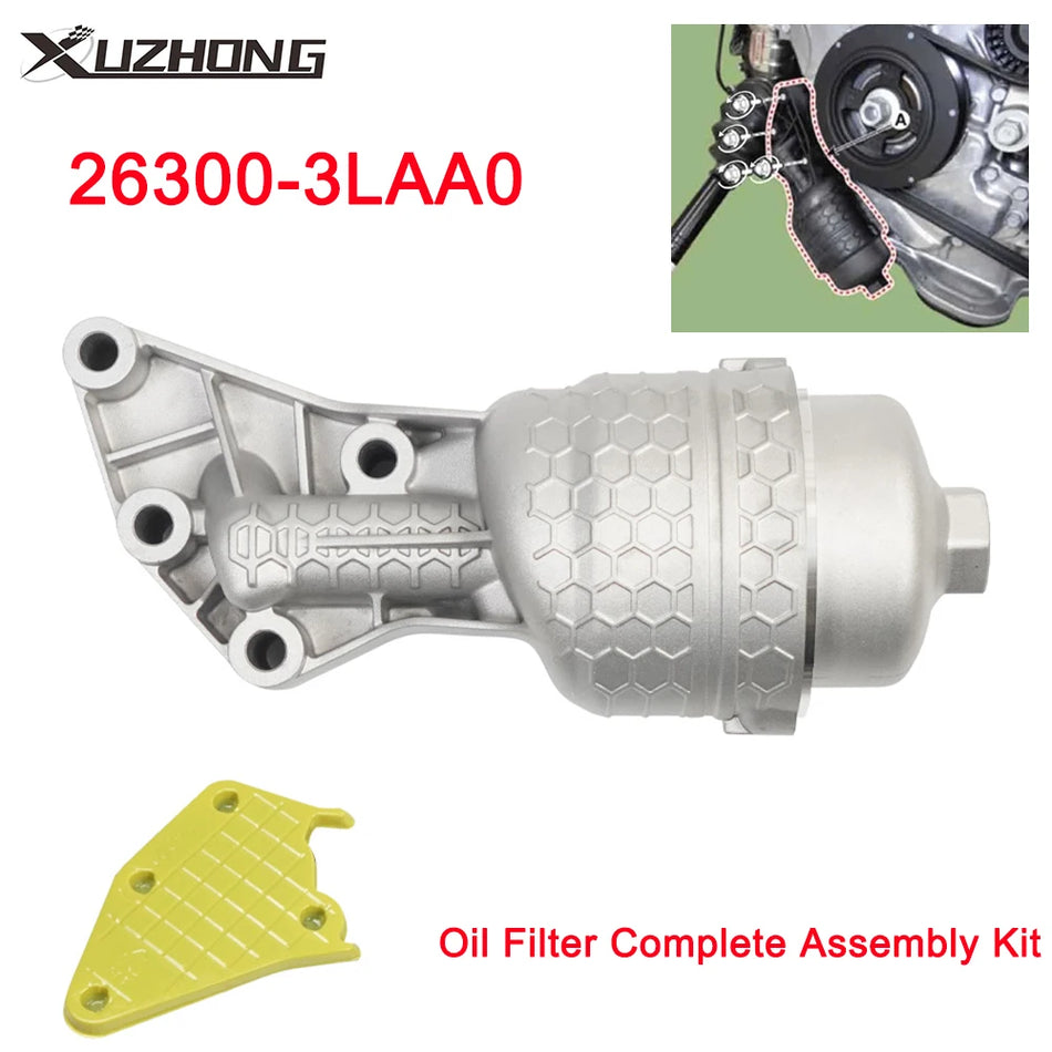 Комплект маслен филтър за Hyundai Palisade и Genesis G80 алуминий висока производителност заместител