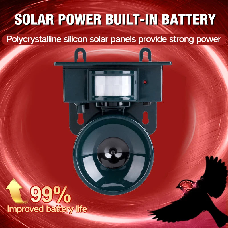 Solar Ultrasonic Bird Repellent &ndash; Eco Friendly Solar Power