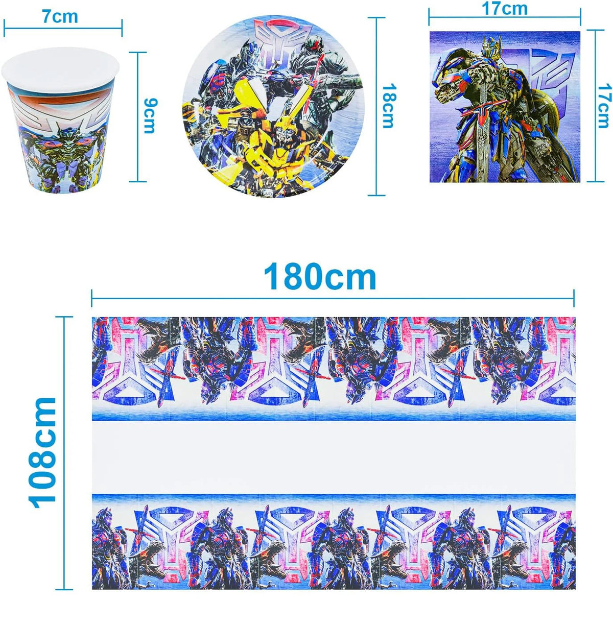 Transformers Party Supplies: Birthday Decorations &amp; Baby Shower Gifts