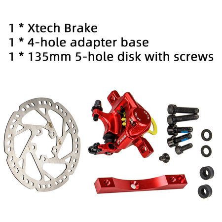 Xtech Aluminium Alloy Hydraulic Brake Kit &ndash; Durable Hydraulic Braking for Xiaomi M365 Series brake 1 set / CHINA