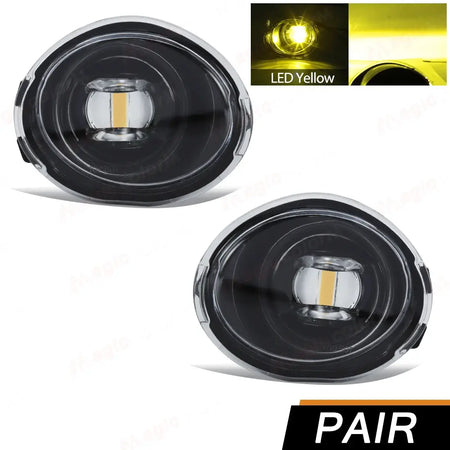 For BMW E39 M5 2001 2002 2003 E46 3 Series M3 2002 2003 2004 2005 2006 Fog Lights Headlight Front Driving Lamp Halogen LED Bulbs by InterCyprus Trading Ltd