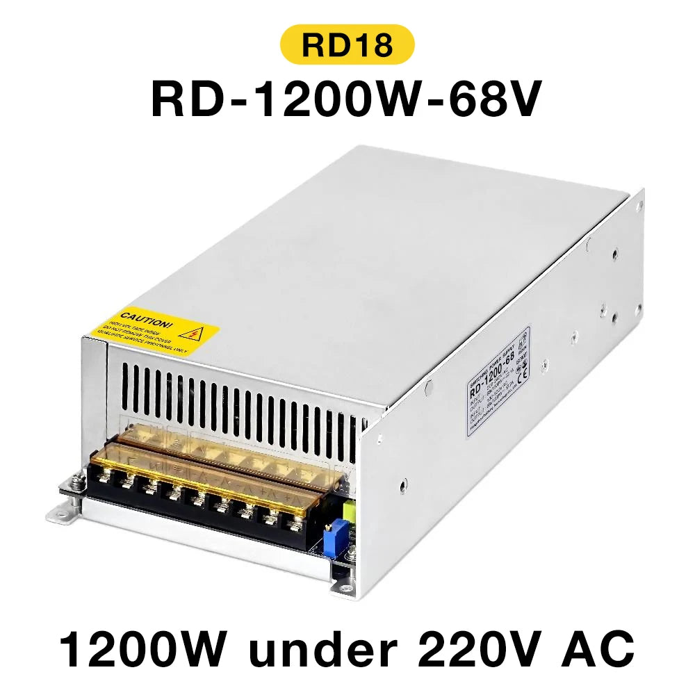 RD6018P D6018PW &ndash; Bench Power Supply USB WiFi Controller 1200W-68V PSU Only