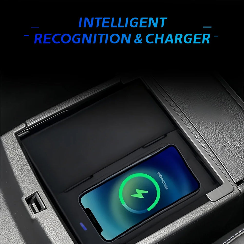 Chargeur de voiture sans fil avec charge rapide 15W pour Ford Everest 2015-2023