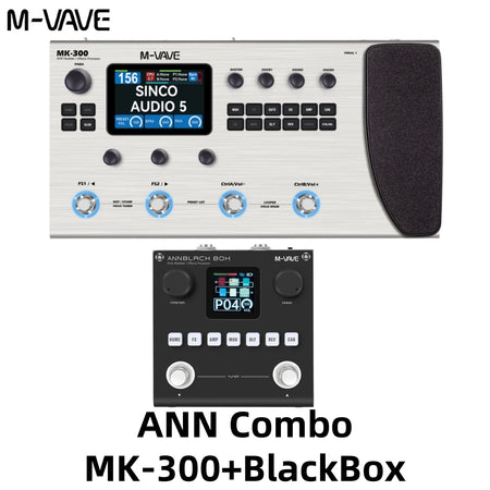 M-VAVE MK-300 All-In-One Guitar Processor &ndash; AI Tone Shaping MK-300 and BlackBox