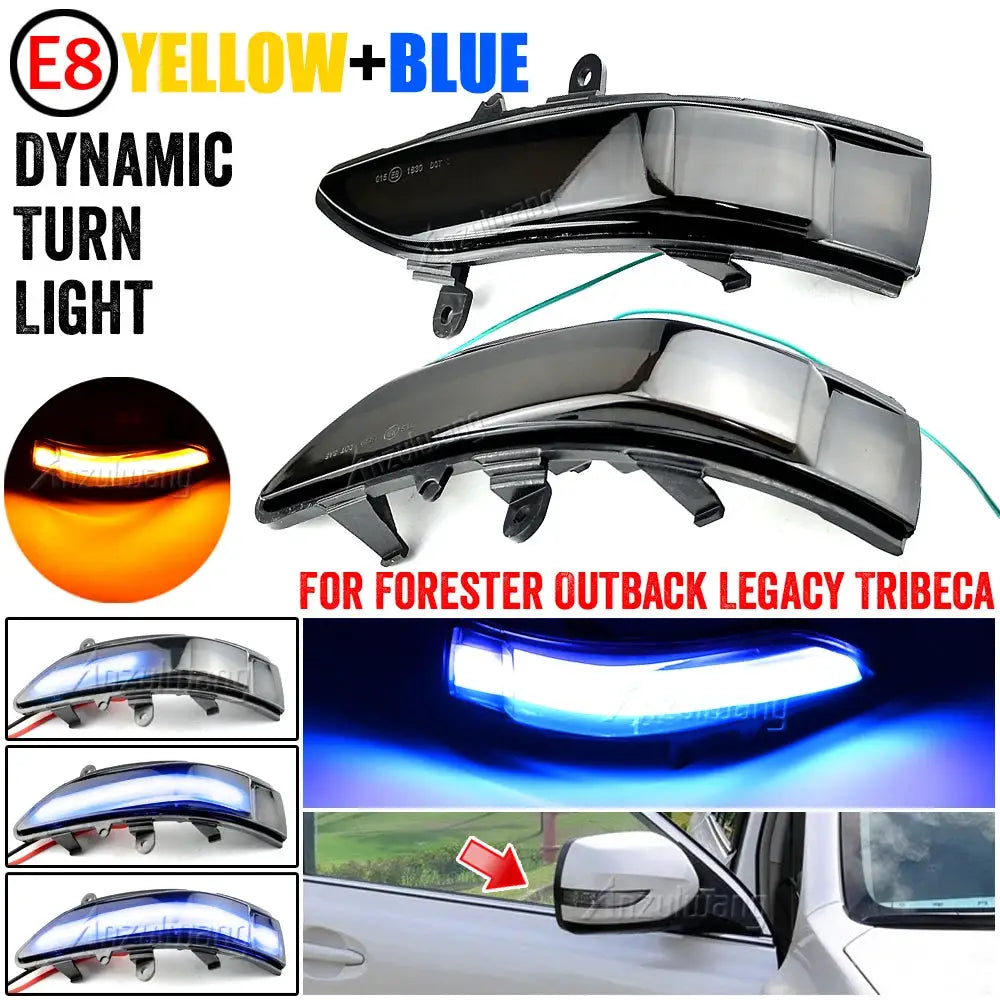 LED Side Mirror Turn Signal Lights for Subaru Forester Outback by InterCyprus Trading Ltd