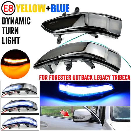 LED Side Mirror Turn Signal Lights for Subaru Forester Outback by InterCyprus Trading Ltd