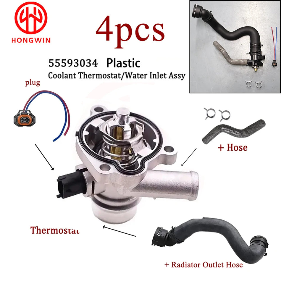 Thermostat en aluminium pour liquide de refroidissement du moteur pour Chevrolet Cruze, Trax, Sonic