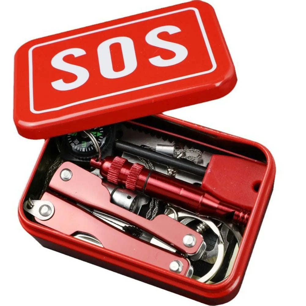 Professional Survival Kit &ndash; Compact Waterproof 15-In-1 Gear