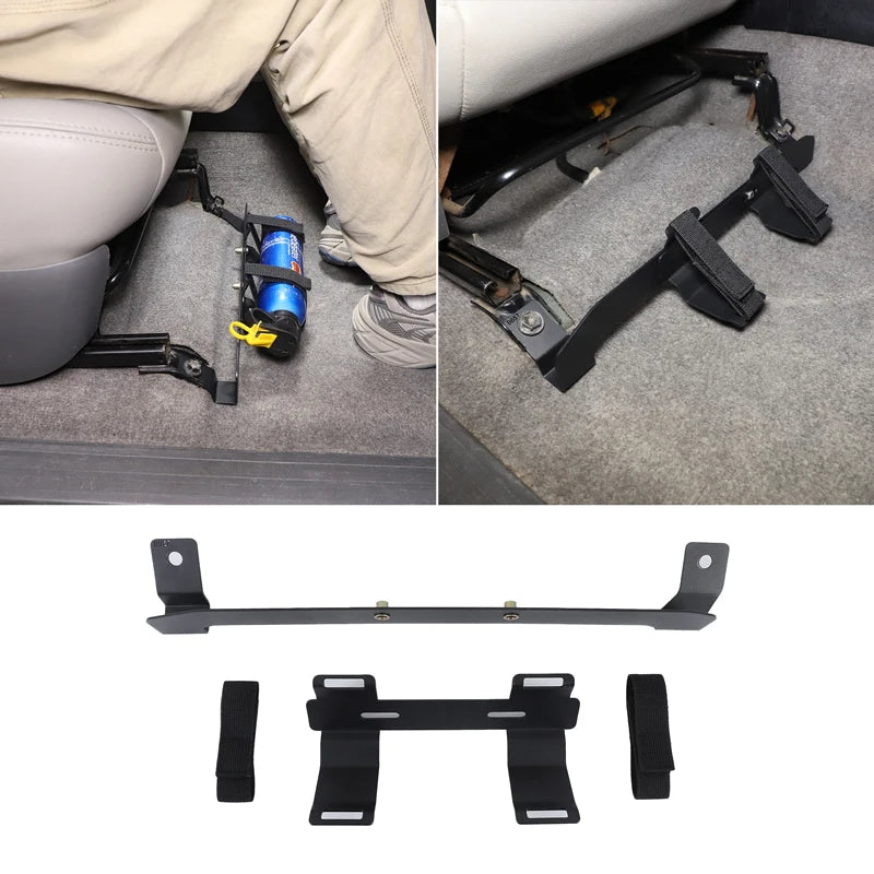 Кронштейн для огнетушителя из алюминия черного цвета для Toyota Prado