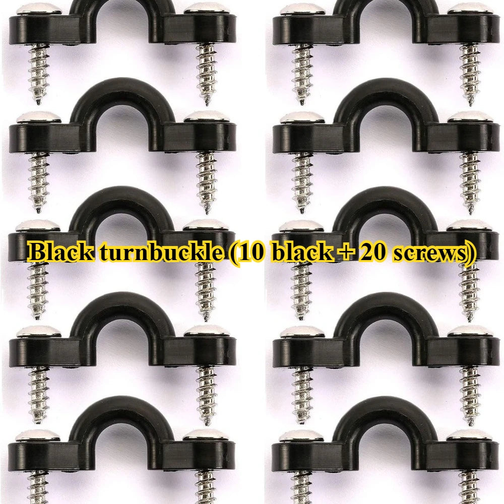 Kayak Clips Set for Inflatable Boats &amp; Marine Sports - Rigging Kit with Elastic Rope A set