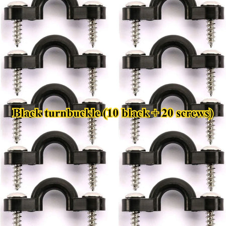 Kayak Clips Set for Inflatable Boats &amp; Marine Sports - Rigging Kit with Elastic Rope A set