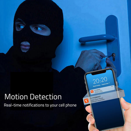 1080P Touch Screen Wifi Video Doorbell with Motion Detection and ID Unlock