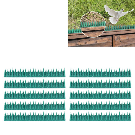 10Pcs 36cm Bird Deterrent Spike Set - Safe For Birds Default Title