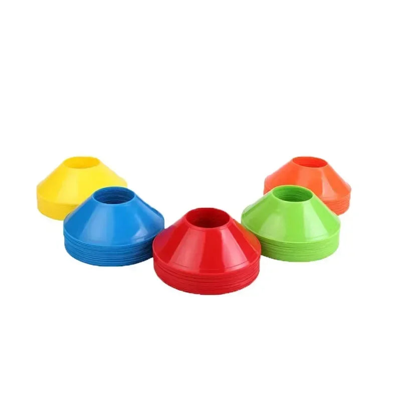 10 Pcs Agility Football Training Cones with Carry Bag