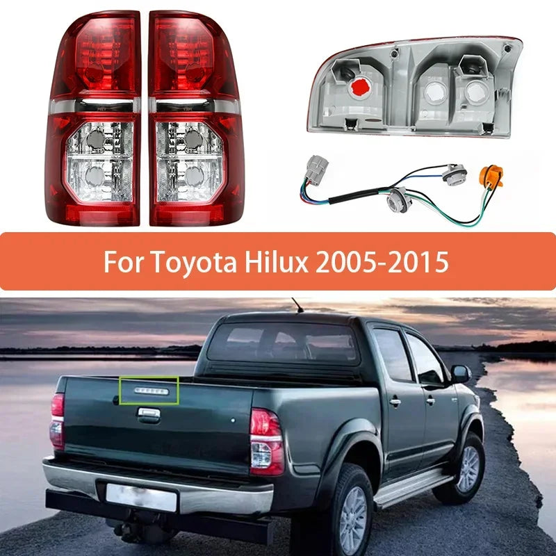 Tail Light Assembly With Wires For Toyota Hilux 2005-2015